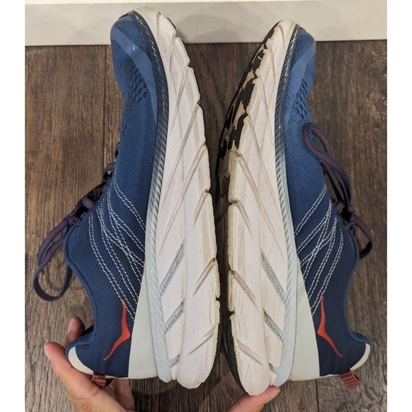 HOKA One One Clifton 6 Blue Running Shoes Size 9.5